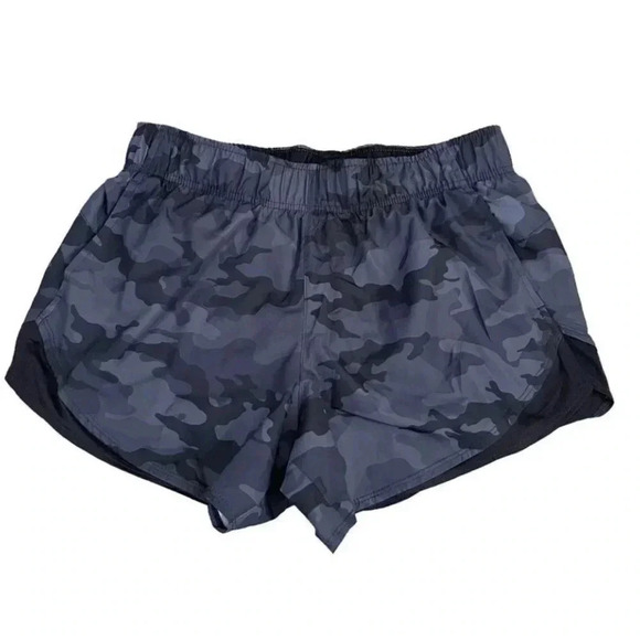 Athletic Works Women’s Grey Black Camo High Rise Pull-On Shorts SZ M # 1148 - Picture 6 of 11